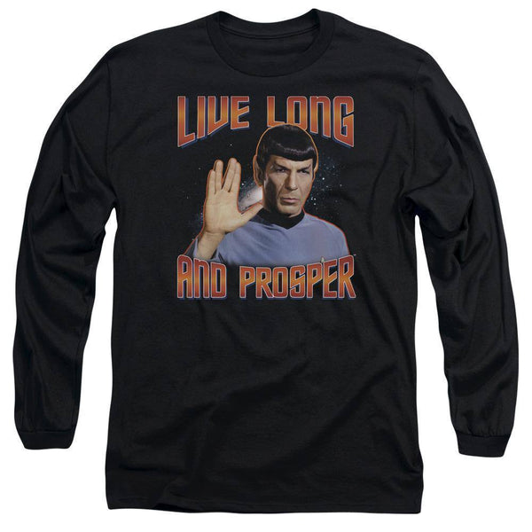 Star Trek The Original Series Live Long And Prosper Long Sleeve T-Shirt - Rocker Merch