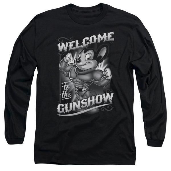 Mighty Mouse Mighty Gunshow Long Sleeve T-Shirt