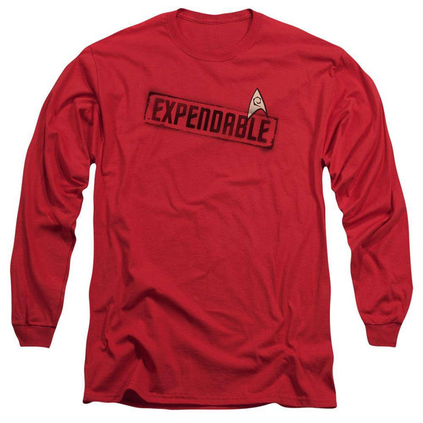 Star Trek The Original Series Expendable Long Sleeve T-Shirt | Rocker Merch™