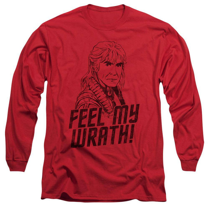 Star Trek The Wrath Of Khan My Wrath Long Sleeve T-Shirt - Rocker Merch™