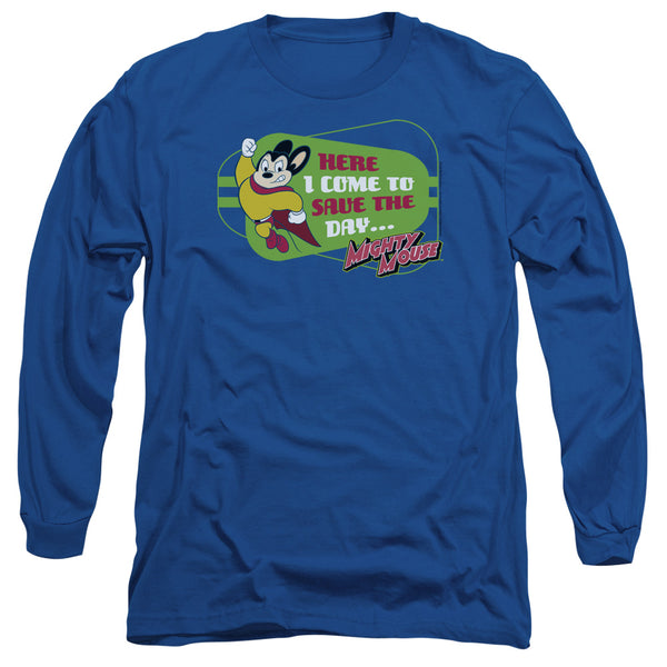 Mighty Mouse Here I Come Long Sleeve T-Shirt
