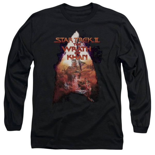 Star Trek The Wrath Of Khan TWOK Poster Long Sleeve T-Shirt - Rocker Merch™