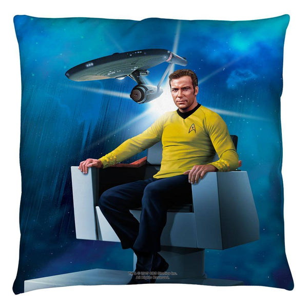 Star Trek The Original Series Captain's Chair Throw Pillow - Rocker Merch