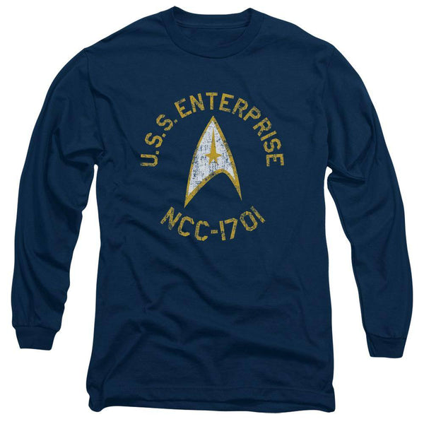 Star Trek The Original Series Collegiate Long Sleeve T-Shirt - Rocker Merch