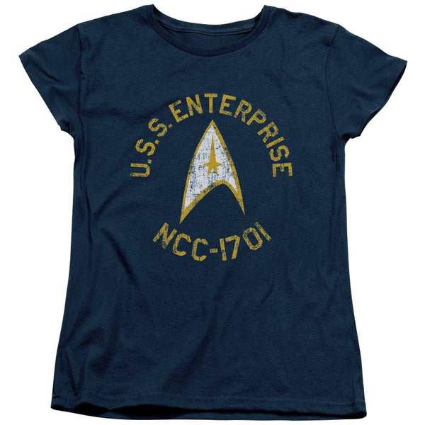 Star Trek The Original Series Collegiate Women's T-Shirt - Rocker Merch