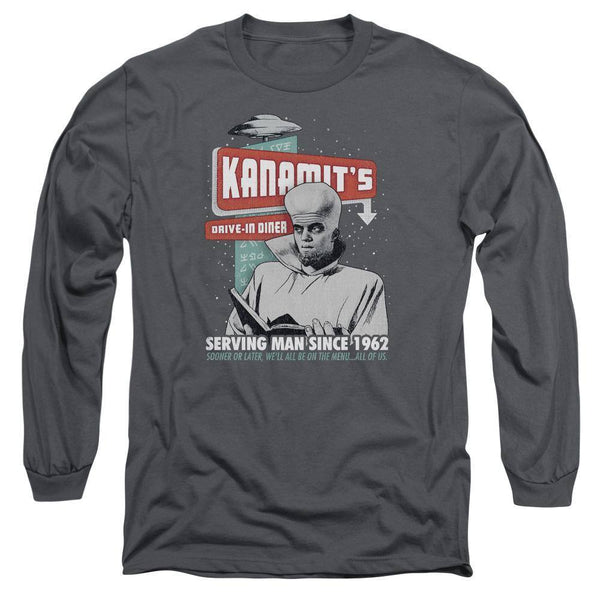 The Twilight Zone Kanamit's Diner Long Sleeve T-Shirt - Rocker Merch
