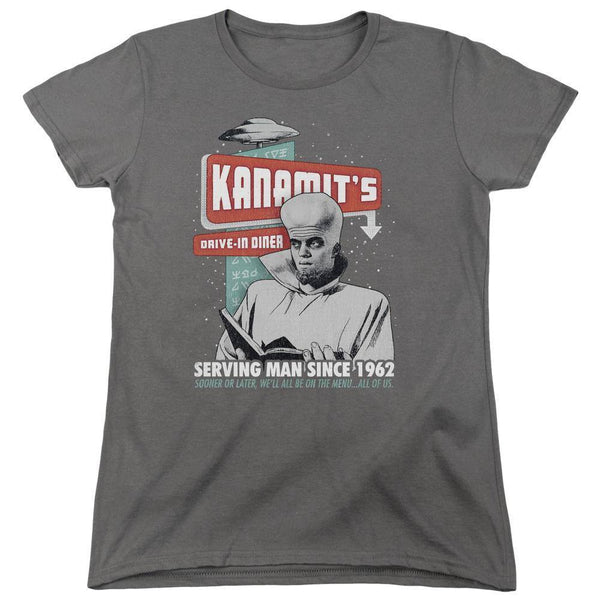 The Twilight Zone Kanamit's Diner Women's T-Shirt - Rocker Merch
