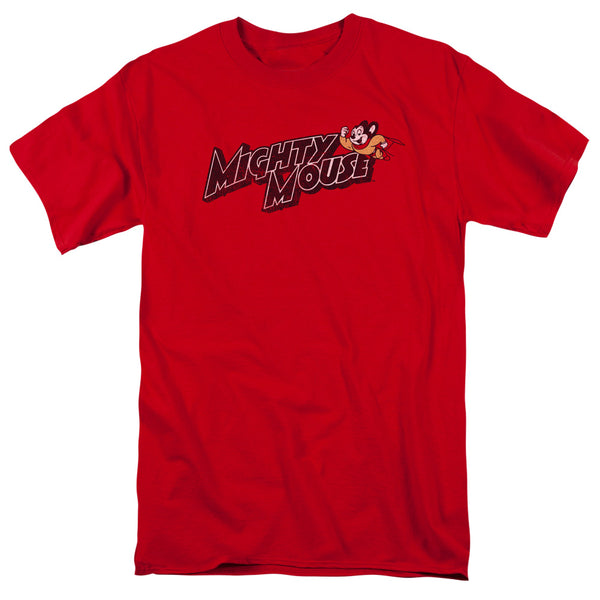 Mighty Mouse Might Logo T-Shirt