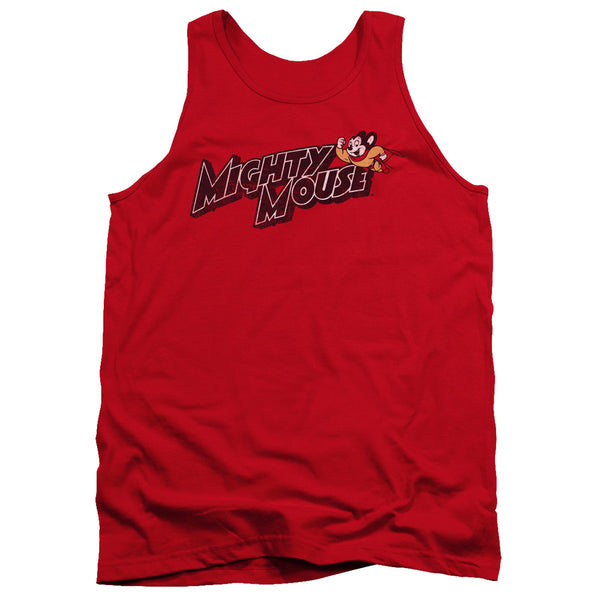 Mighty Mouse Might Logo Tank Top