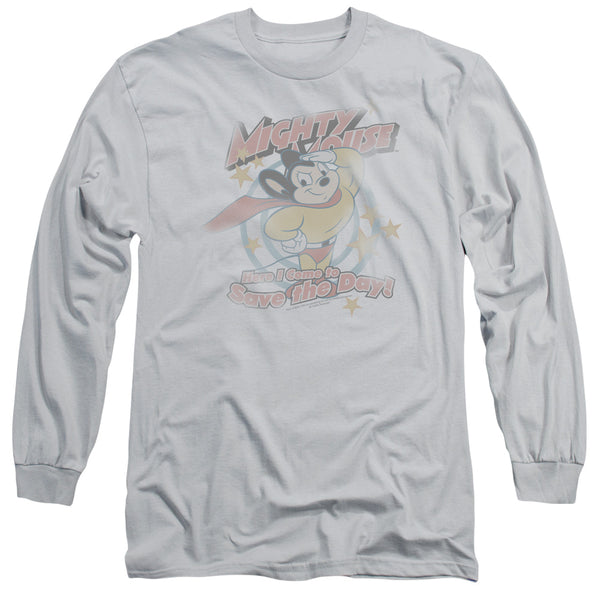 Mighty Mouse At Your Service Long Sleeve T-Shirt