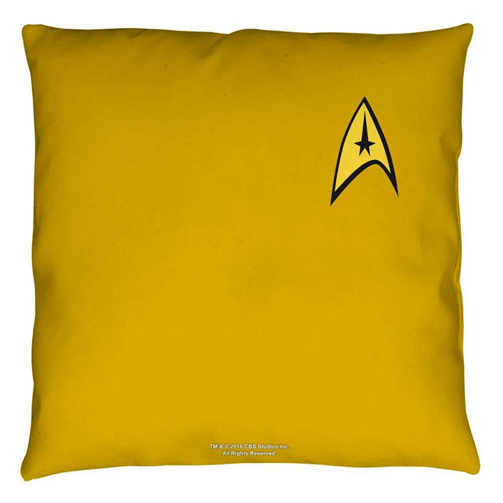 Star Trek The Original Series Kirk Command Throw Pillow - Rocker Merch