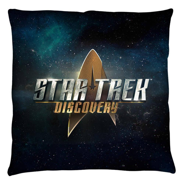 Star Trek Discovery Logo Throw Pillow - Rocker Merch