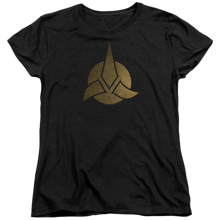 Star Trek Discovery Klingon Symbol Women's T-Shirt - Rocker Merch
