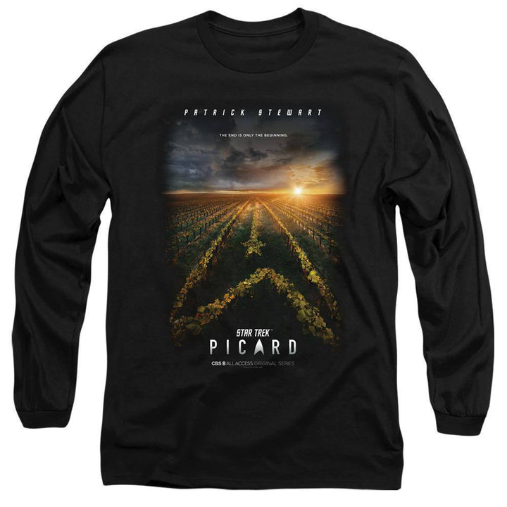 Star Trek Picard Poster Long Sleeve T-Shirt - Rocker Merch
