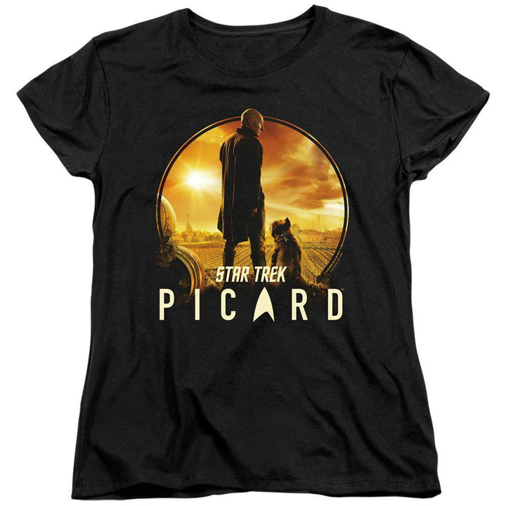 Star Trek Picard A Man And His Dog Women's T-Shirt - Rocker Merch