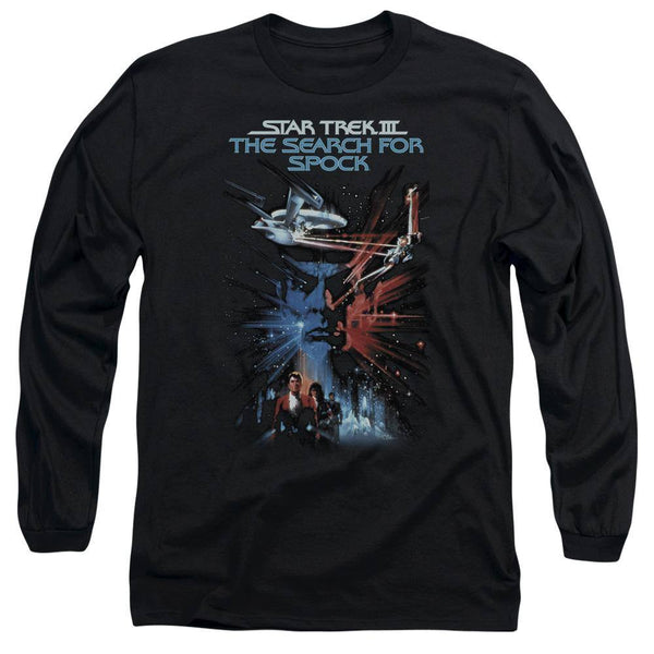 Star Trek Search For Spock Movie Poster Long Sleeve T-Shirt - Rocker Merch™