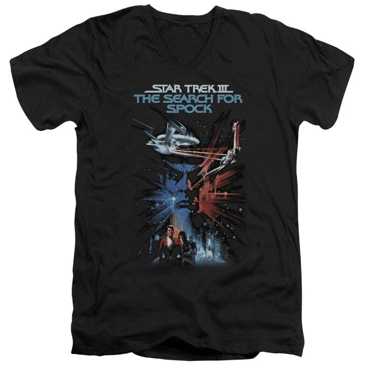 Star Trek Search For Spock Movie Poster T-Shirt - Rocker Merch™