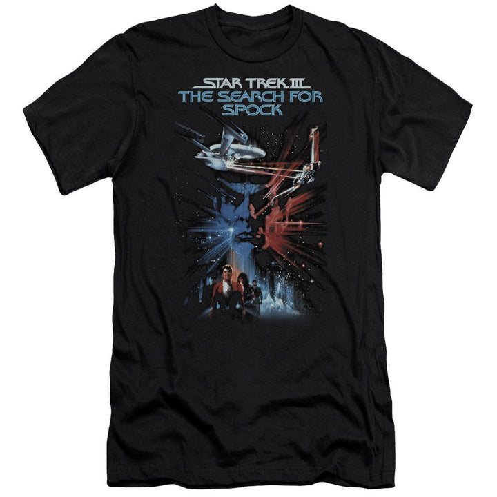 Star Trek Search For Spock Movie Poster T-Shirt - Rocker Merch™