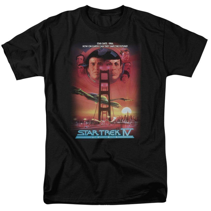 Star Trek IV The Voyage Home Poster T-Shirt | Rocker Merch™