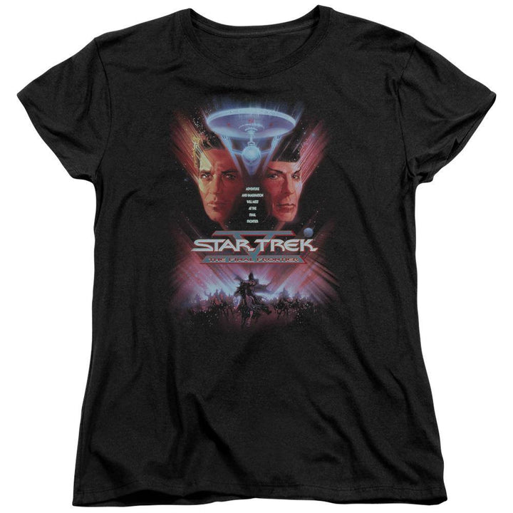 Star Trek V The Final Frontier Poster Women's T-Shirt | Rocker Merch™