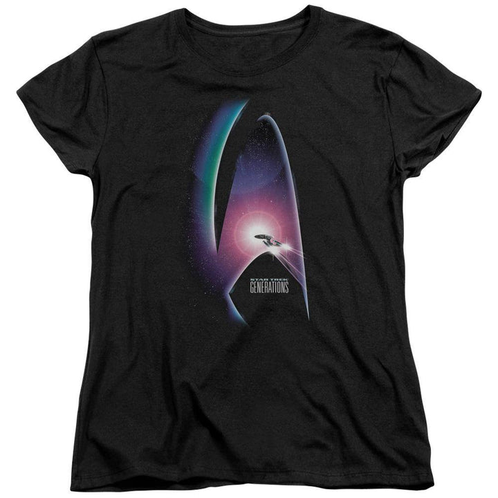 Star Trek Generations Movie Women's T-Shirt | Rocker Merch™