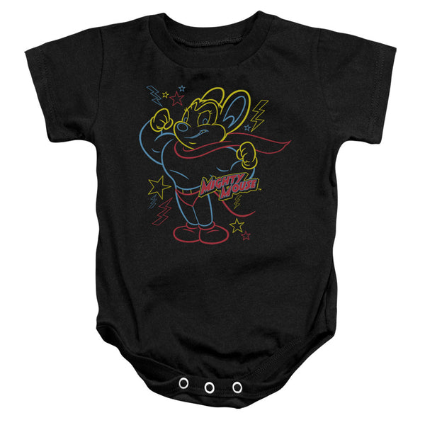 Mighty Mouse Neon Hero Infant Snapsuit