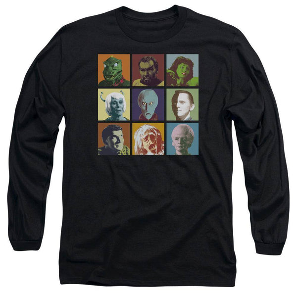 Star Trek The Original Series Alien Squares Long Sleeve T-Shirt - Rocker Merch