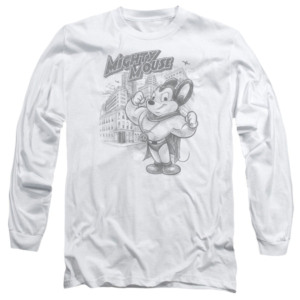 Mighty Mouse Protect and Serve Long Sleeve T-Shirt