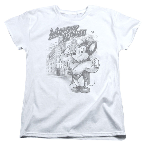 Mighty Mouse Protect and Serve Women's T-Shirt