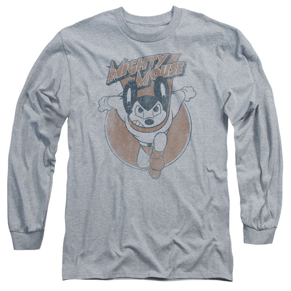 Mighty Mouse Flying With Purpose Long Sleeve T-Shirt
