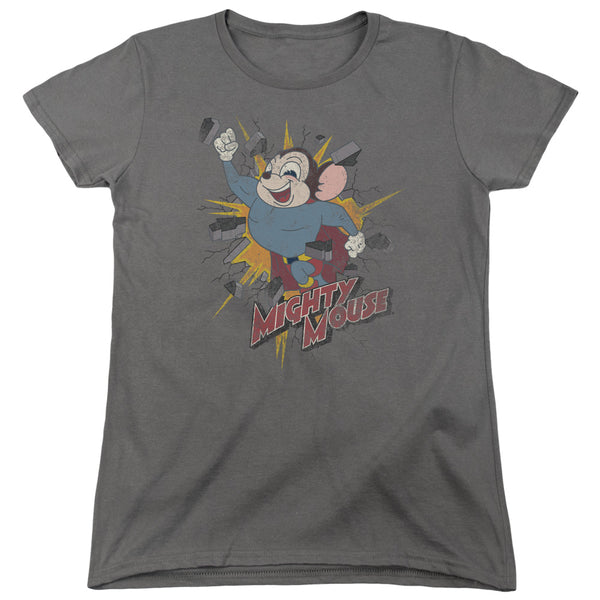 Mighty Mouse Break Through Women's T-Shirt