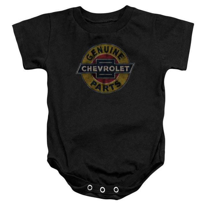 Chevrolet Vintage Cars Genuine Chevy Parts Infant Snapsuit - Rocker Merch
