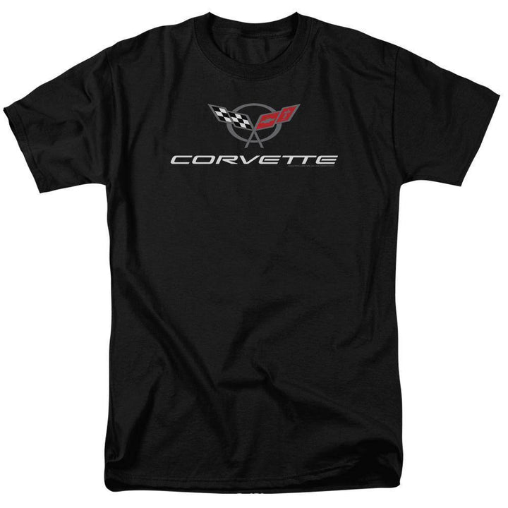 Chevrolet Vintage Cars Corvette Modern Logo T-Shirt - Rocker Merch