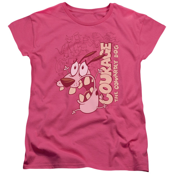 Courage the Cowardly Dog Running Scared Women's T-Shirt