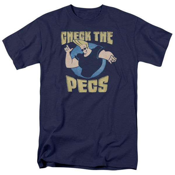 Johnny Bravo Check The Pecs T-Shirt - Rocker Merch™