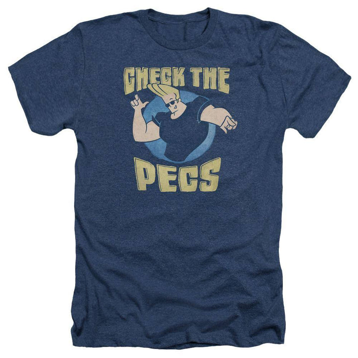 Johnny Bravo Check The Pecs T-Shirt - Rocker Merch™