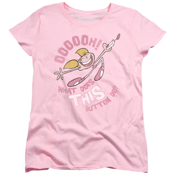 Dexter's Laboratory Button Women's T-Shirt