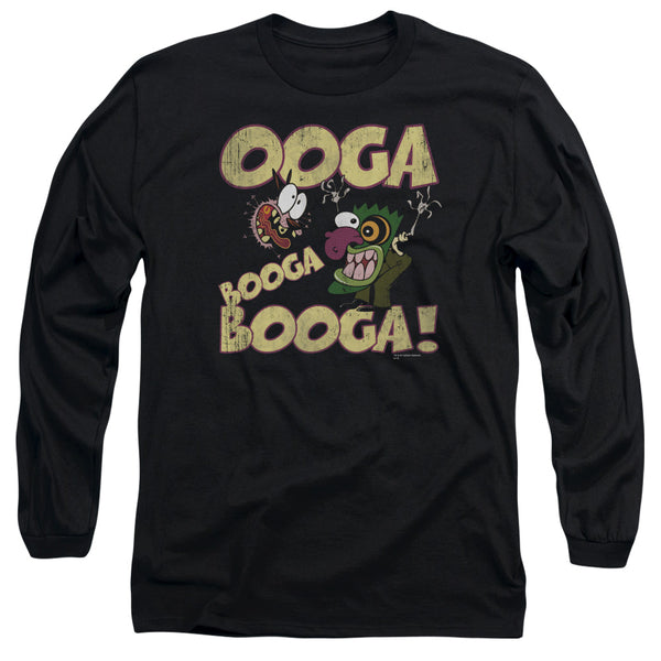 Courage the Cowardly Dog Ooga Booga Booga Long Sleeve T-Shirt