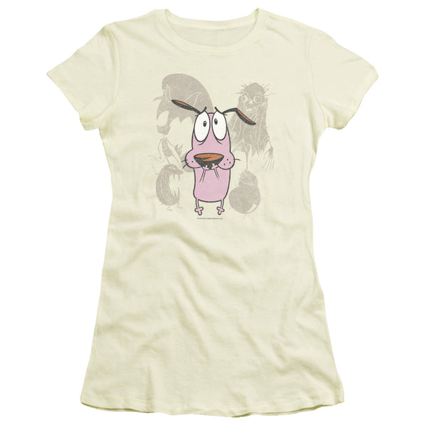 Courage the Cowardly Dog Monsters Juniors T-Shirt
