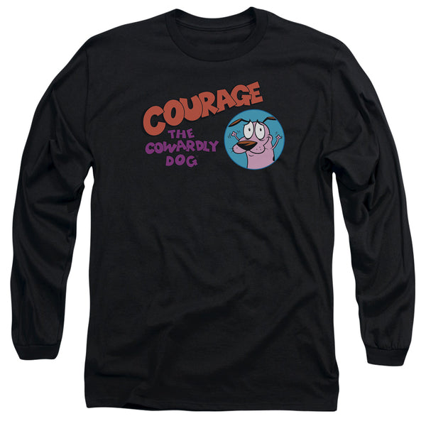 Courage the Cowardly Dog Courage Logo Long Sleeve T-Shirt