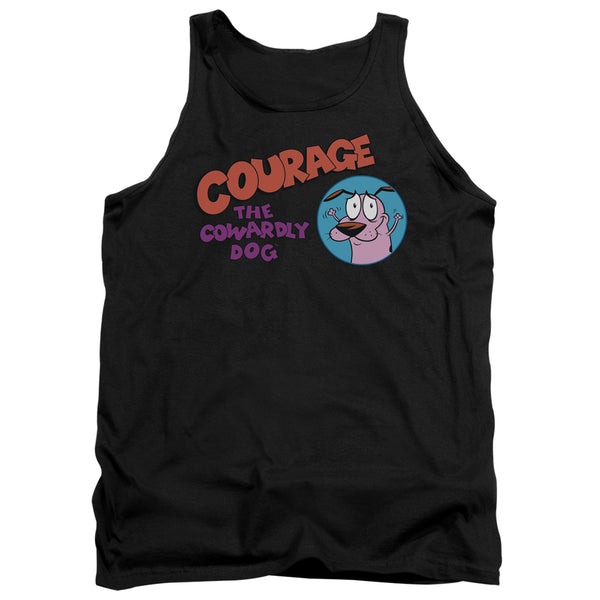 Courage the Cowardly Dog Courage Logo Tank Top