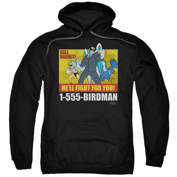 Harvey Birdman Birdman Ad Hoodie - Rocker Merch