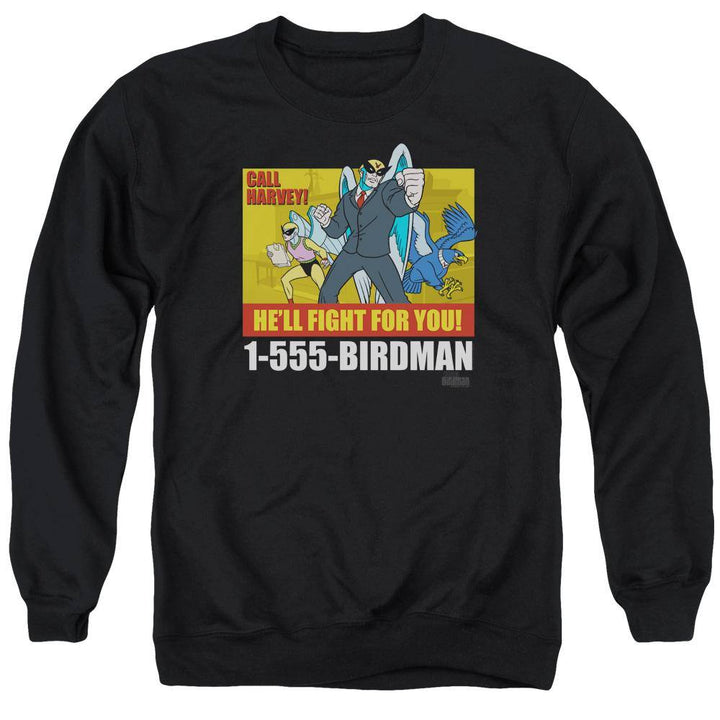 Harvey Birdman Birdman Ad Sweatshirt - Rocker Merch
