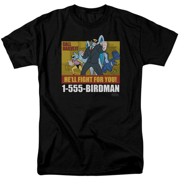 Harvey Birdman Birdman Ad T-Shirt - Rocker Merch