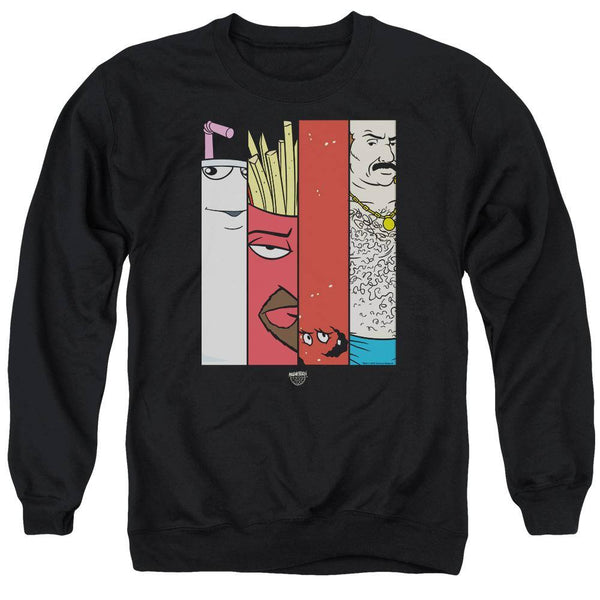 Aqua Teen Hunger Force Group Tiles Sweatshirt - Rocker Merch