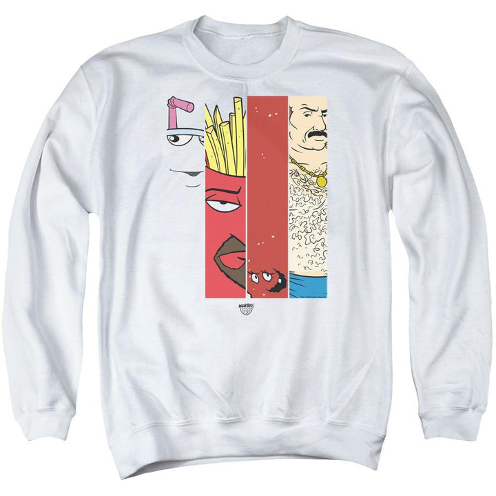 Aqua Teen Hunger Force Group Tiles Sweatshirt - Rocker Merch