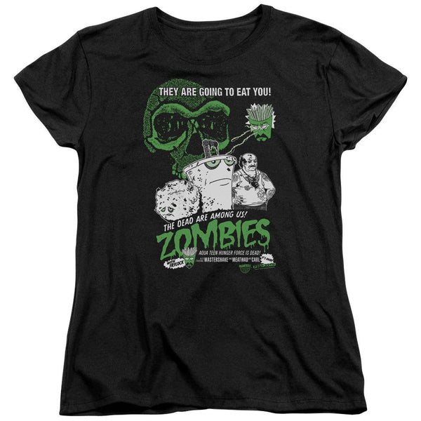 Aqua Teen Hunger Force Zombies Women's T-Shirt - Rocker Merch