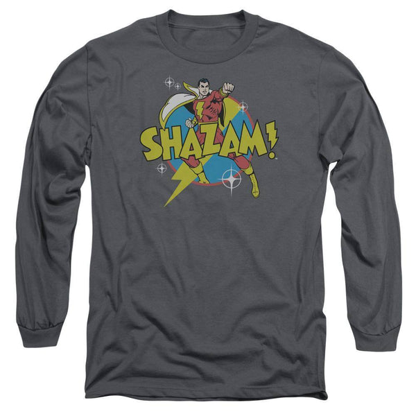 Shazam Power Bolt Long Sleeve T-Shirt - Rocker Merch