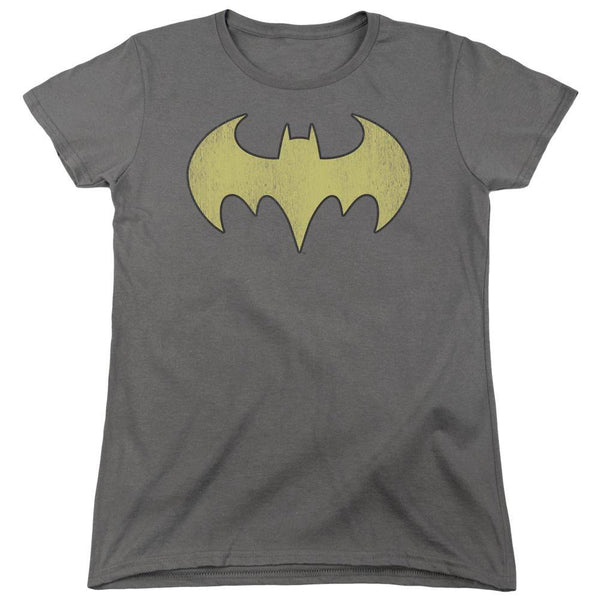 Batgirl DC Comics Logo Distressed Women's T-Shirt - Rocker Merch