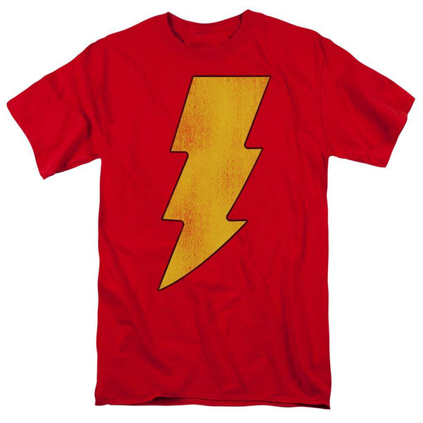 Shazam Distressed Logo T-Shirt - Rocker Merch